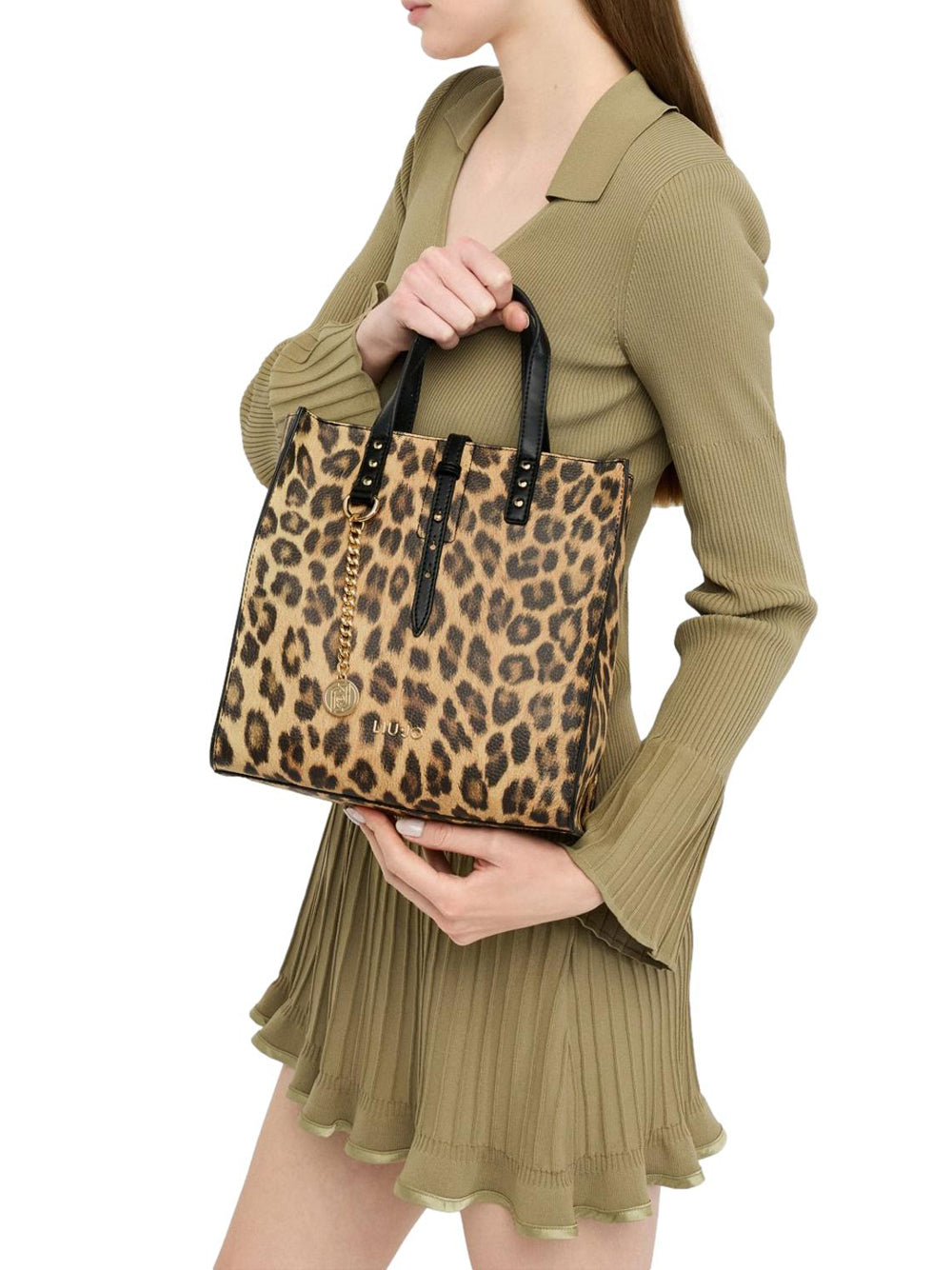 LIU.JO Borsa a Spalla Donna - Maculato modello AF5026E0016