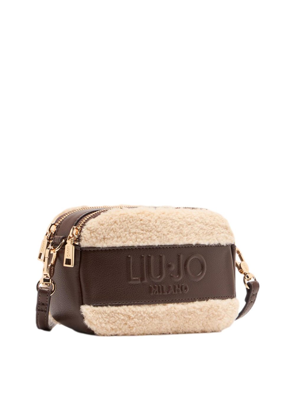 LIU.JO Borsa a Tracolla Donna - Testa di moro modello AF5100E0692