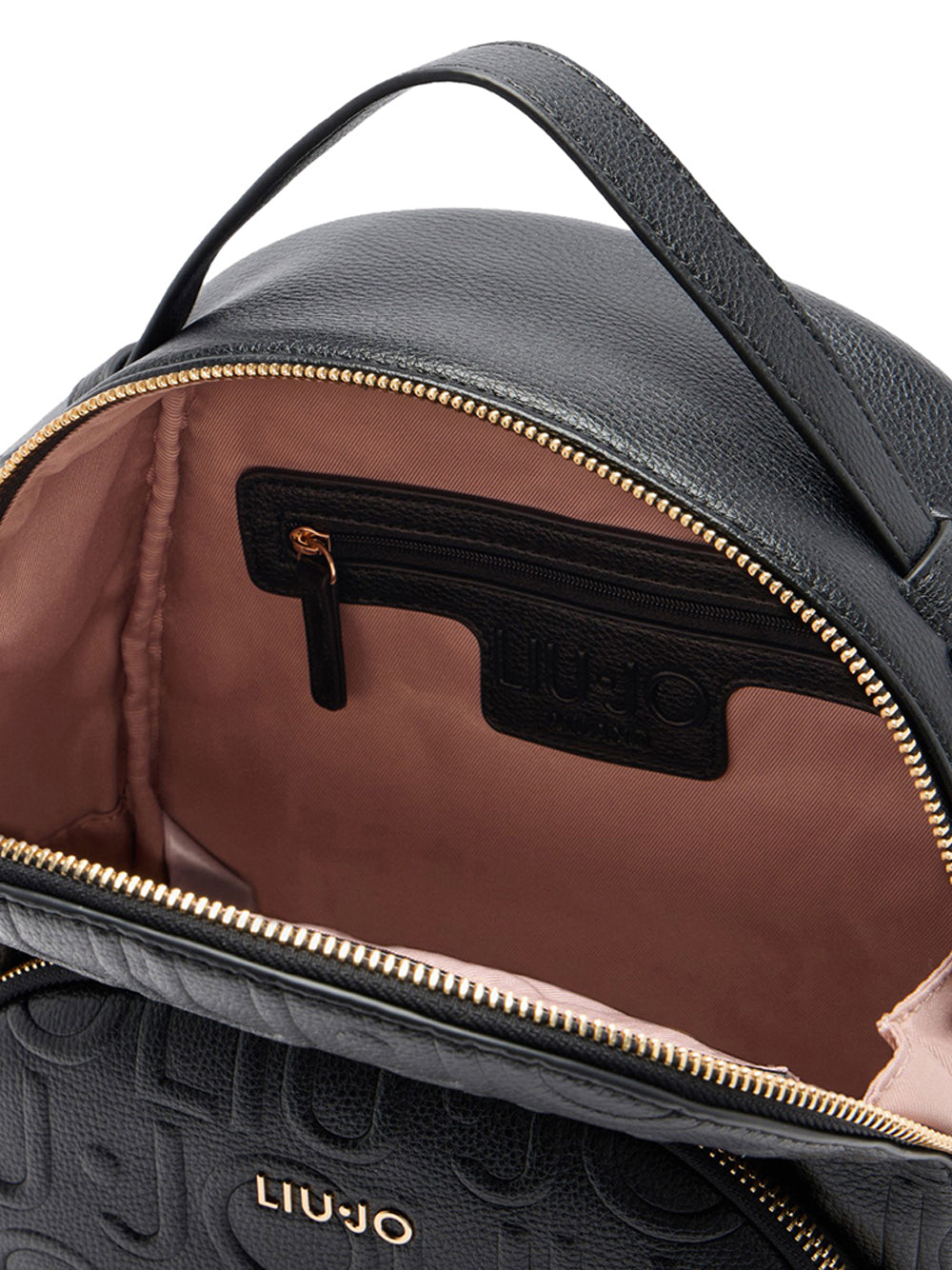 LIU.JO Borsa a Zainetto logato Donna - Nero modello AF5157E0538