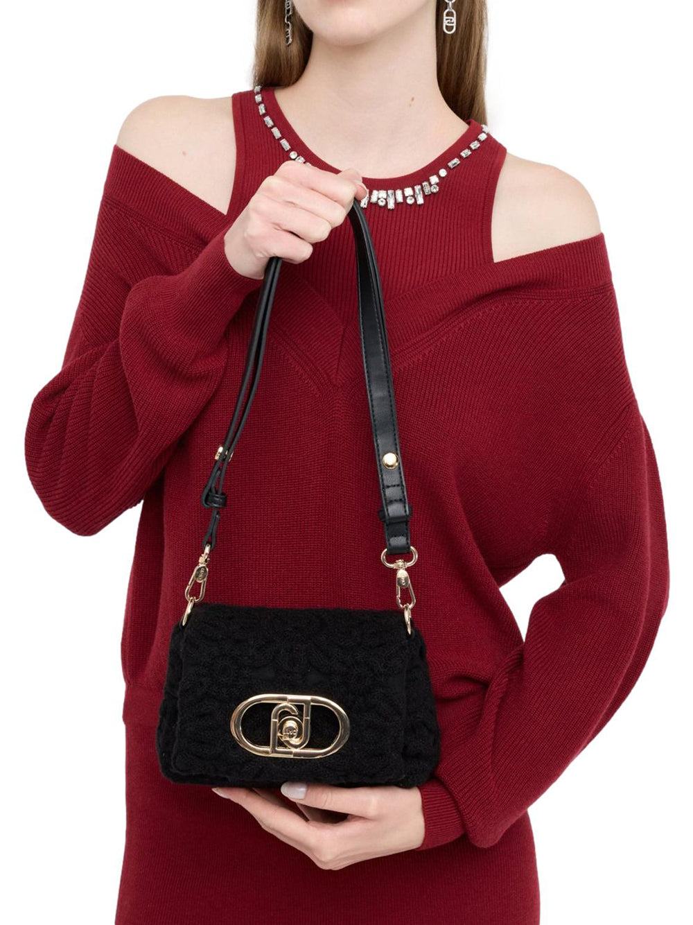 LIU.JO Borsa a Tracolla Donna - Nero modello AF5269J0417