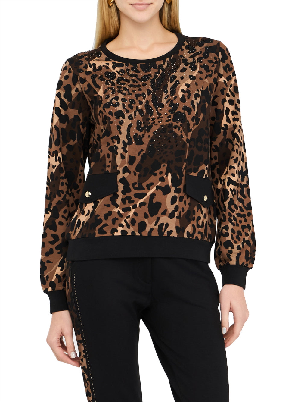LIU.JO Felpa Donna - Marrone modello TF5124JS182