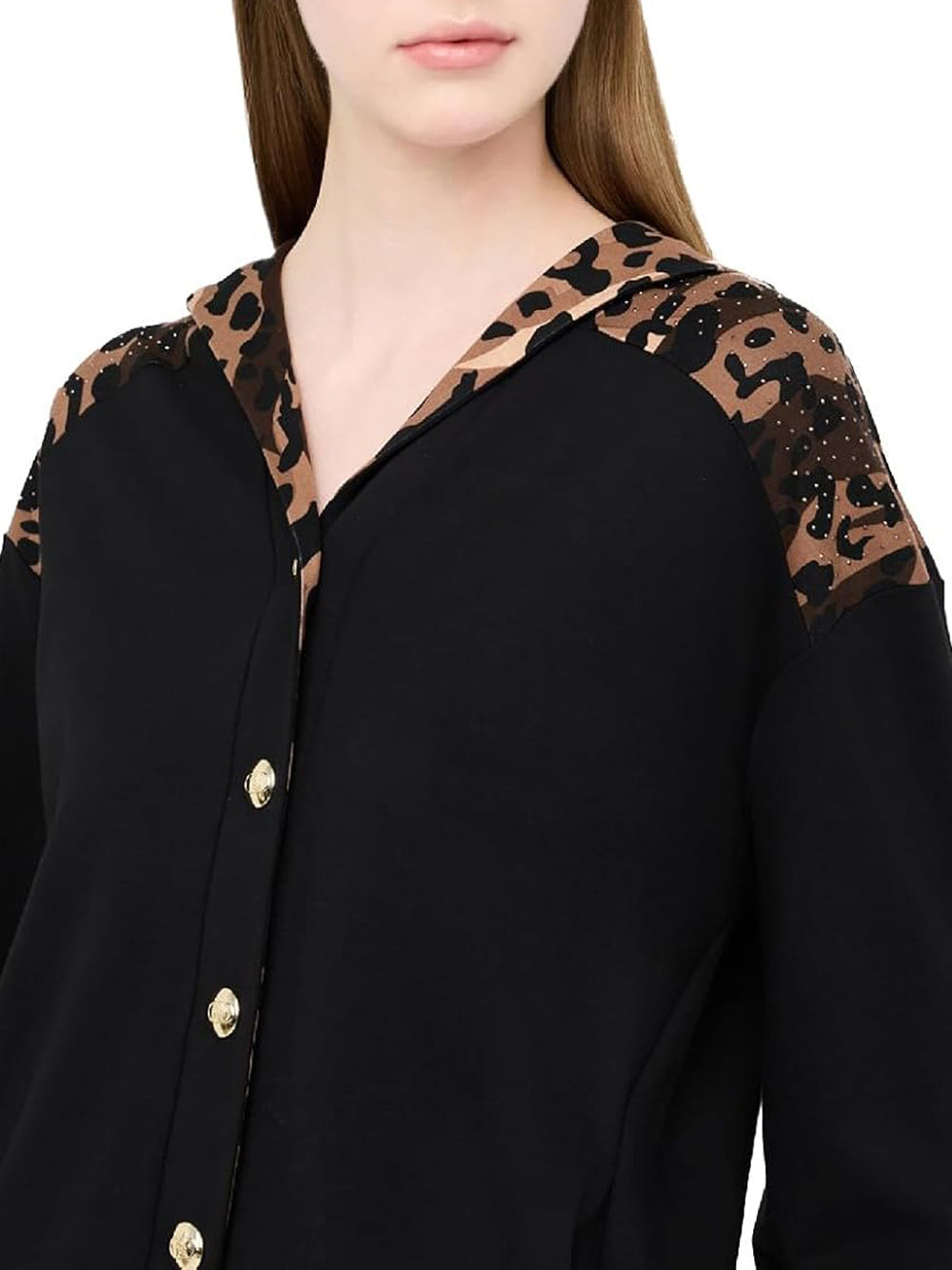 LIU.JO Felpa Donna - Nero modello TF5125JS182