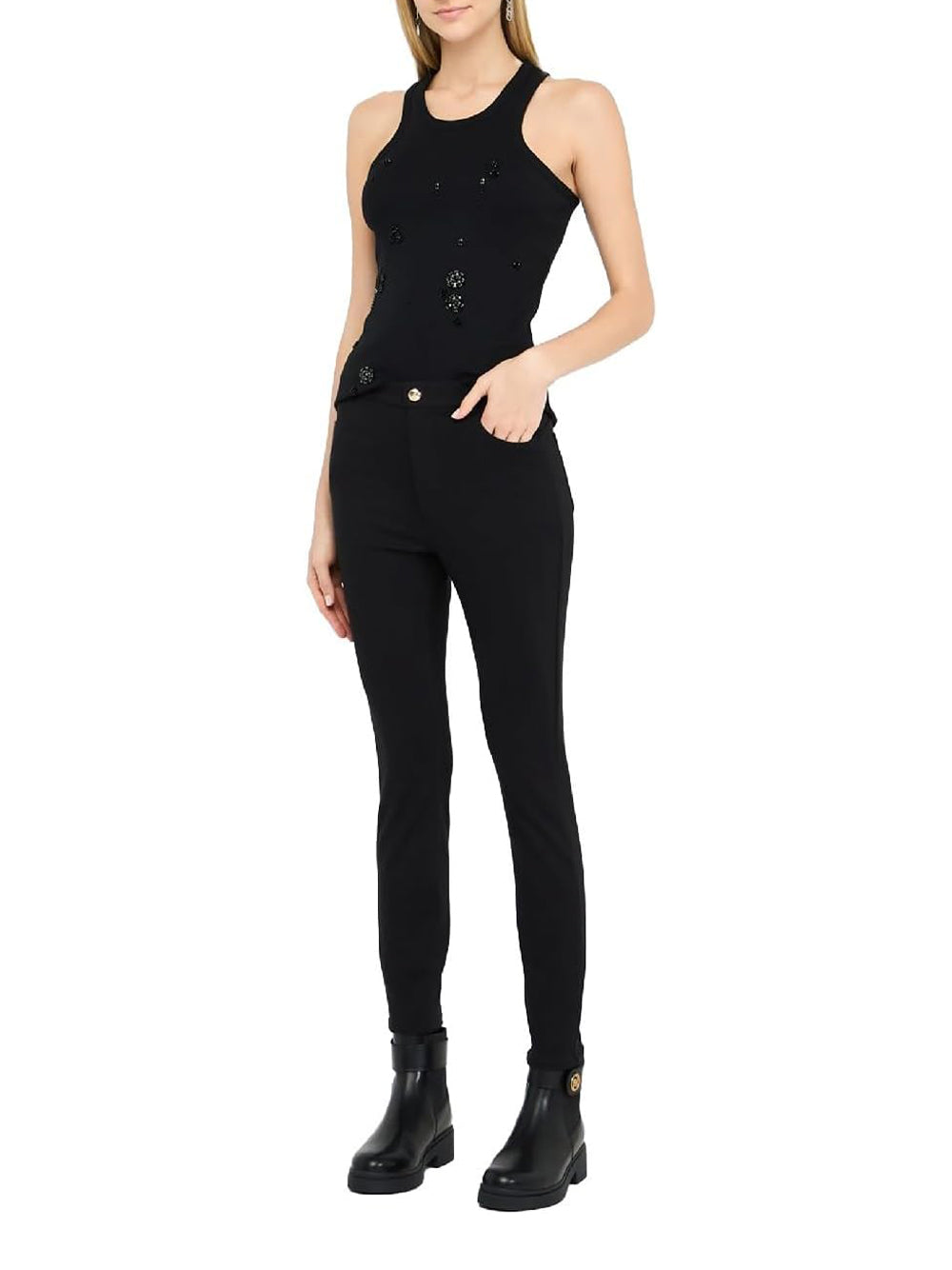 LIU.JO Pantalone Donna - Nero modello TF5129JS182
