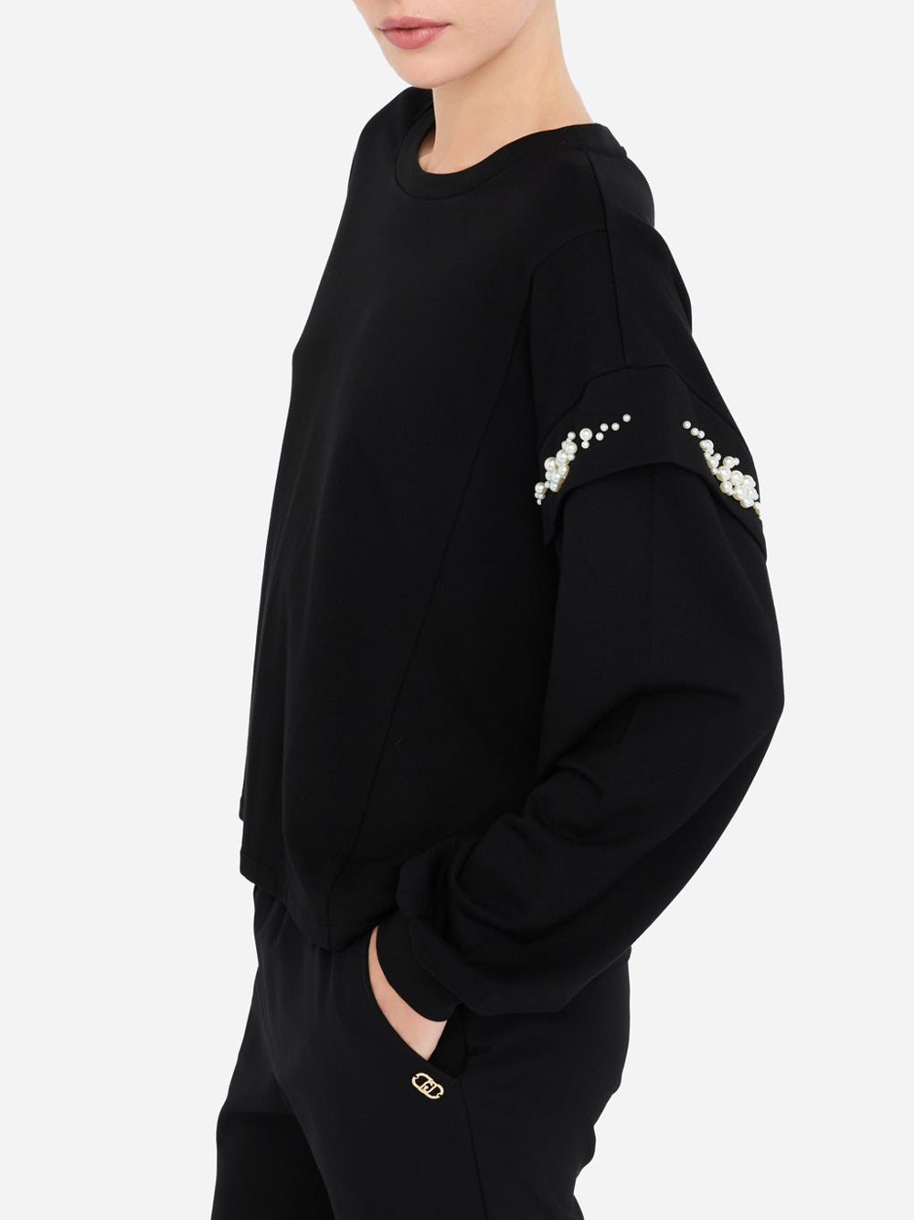 LIU.JO Felpa Donna - Nero modello TF5153FS576