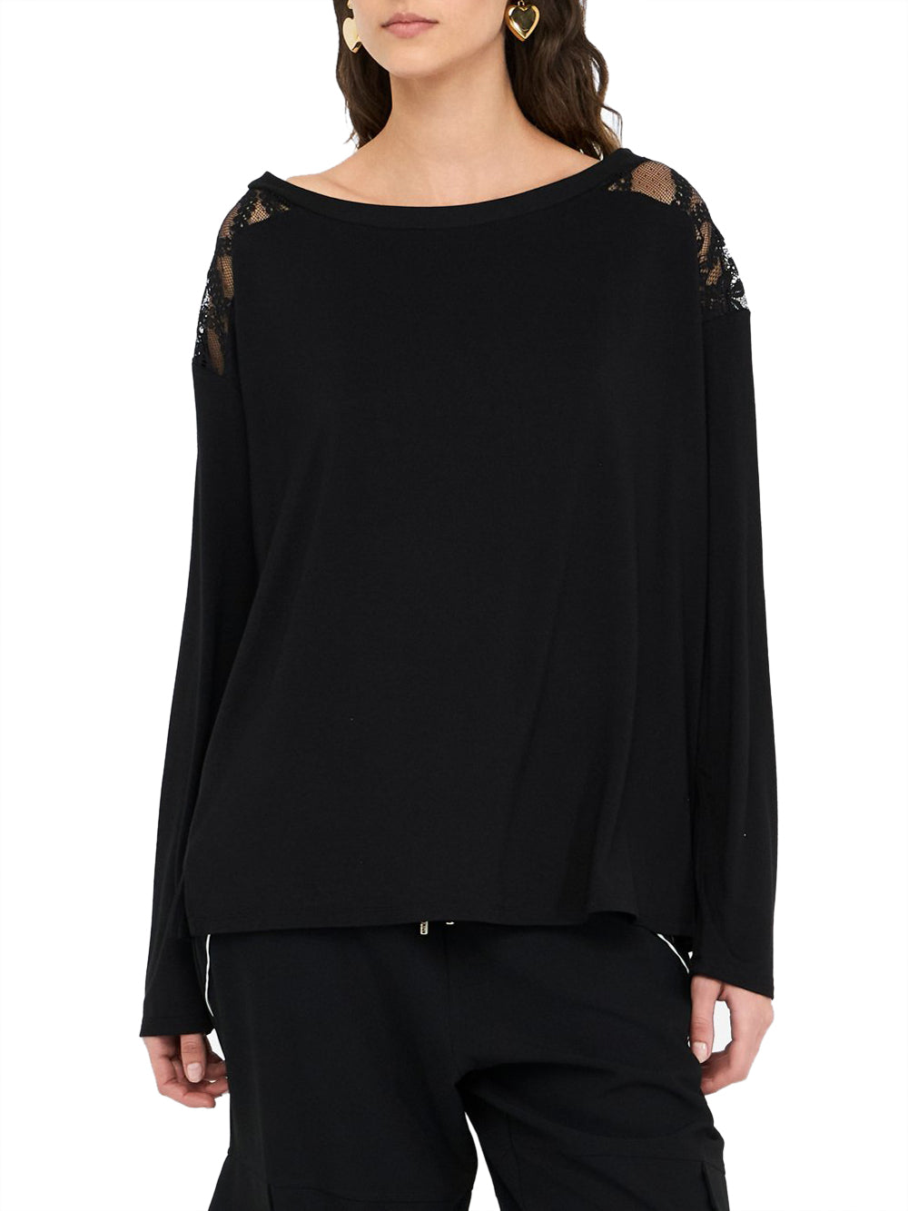 LIU.JO Maglia Donna - Nero modello TF5186JS360