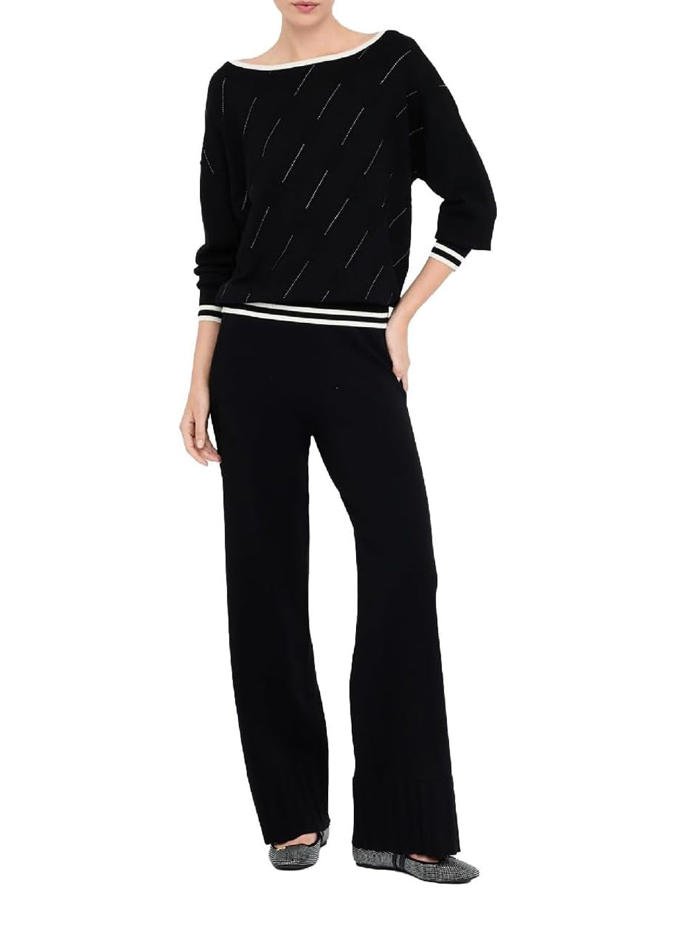 LIU.JO Maglione Donna - Nero modello TF5206MS63L
