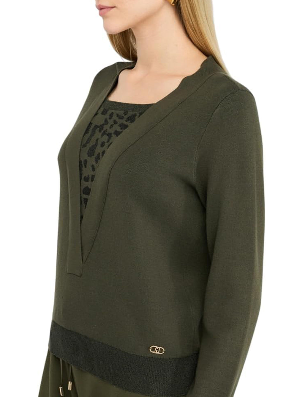LIU.JO Maglione Donna - Verde modello TF5254MS49I