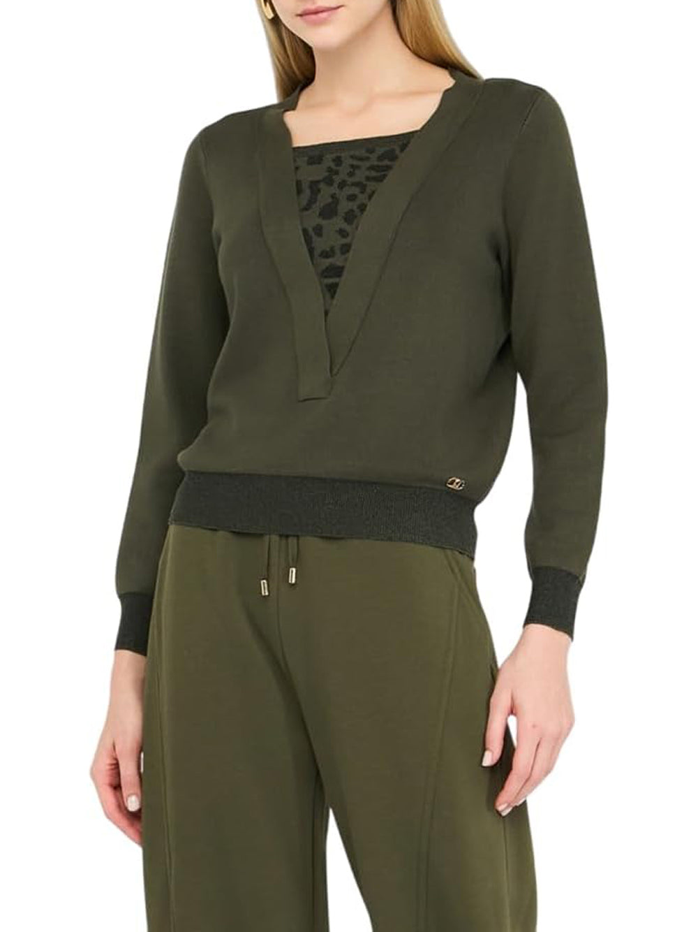 LIU.JO Maglione Donna - Verde modello TF5254MS49I