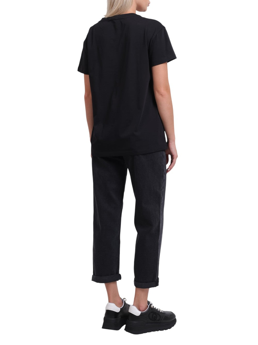 LIU.JO T-shirt Donna - Nero modello TF5279JS003