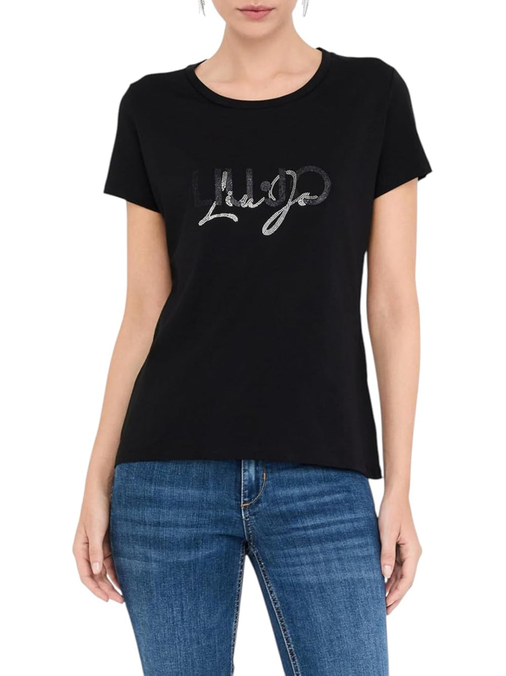 LIU.JO T-shirt Donna - Nero modello TF5287JS923