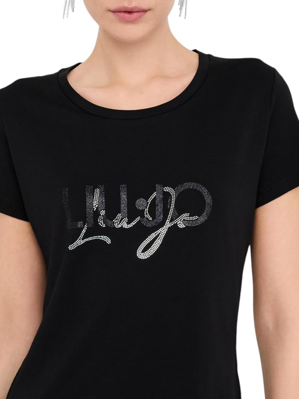 LIU.JO T-shirt Donna - Nero modello TF5287JS923