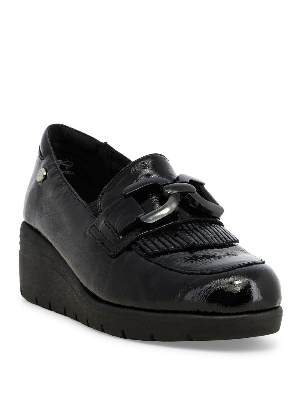 MELLUSO Mocassini con zeppa Donna - Nero modello K55280