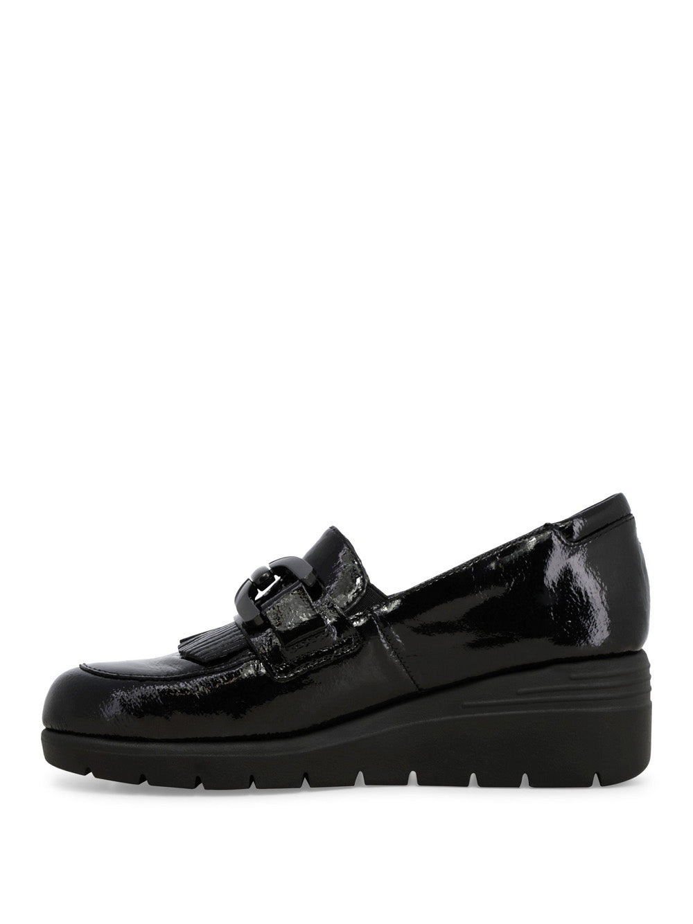 MELLUSO Mocassini con zeppa Donna - Nero modello K55280