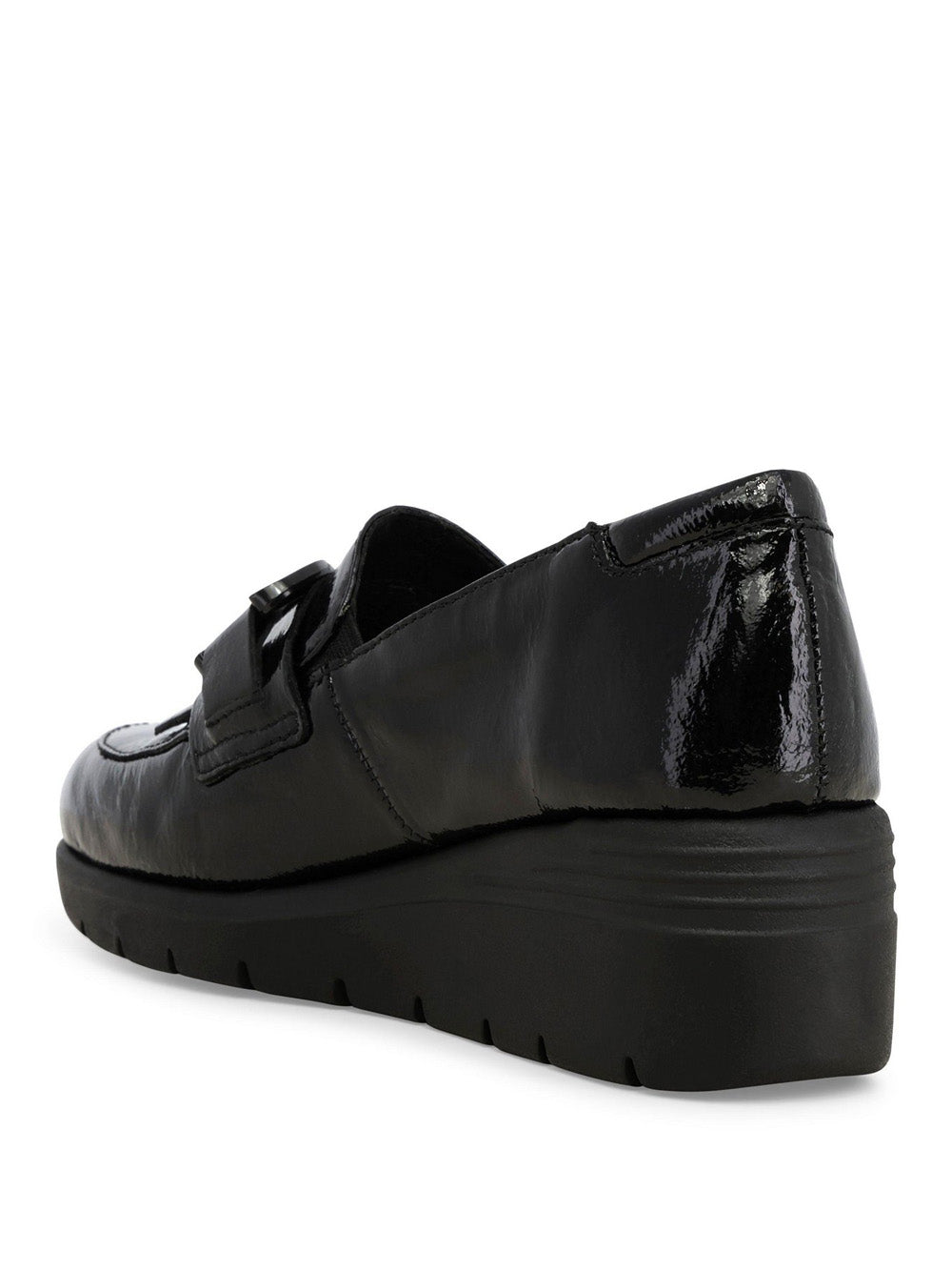MELLUSO Mocassini con zeppa Donna - Nero modello K55280