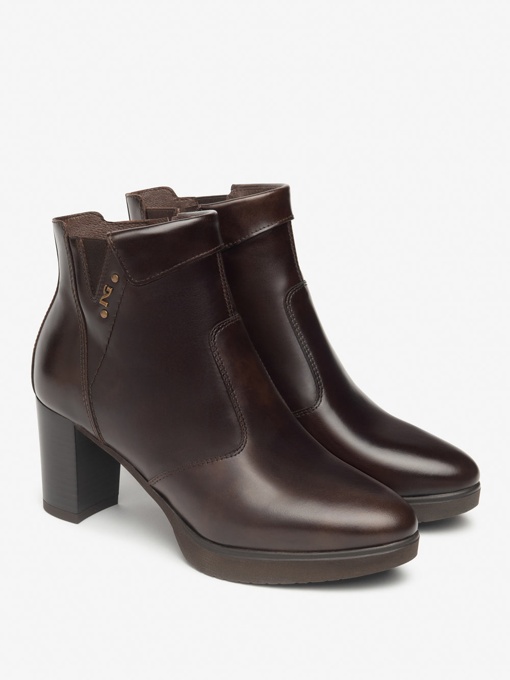 NERO GIARDINI Stivaletti con tacco Donna - Testa di moro modello I513801D