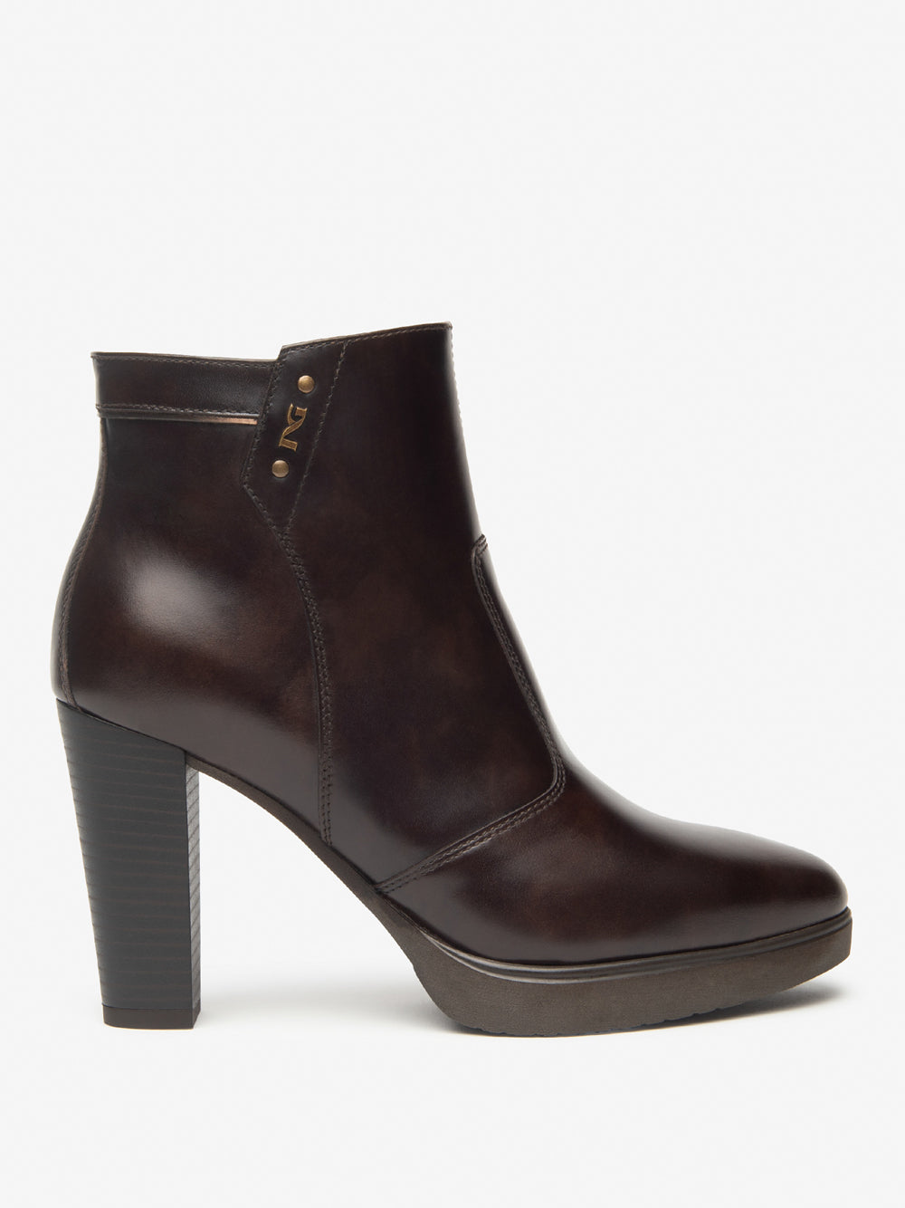NERO GIARDINI Stivaletti con tacco Donna - Testa di moro modello I513811D