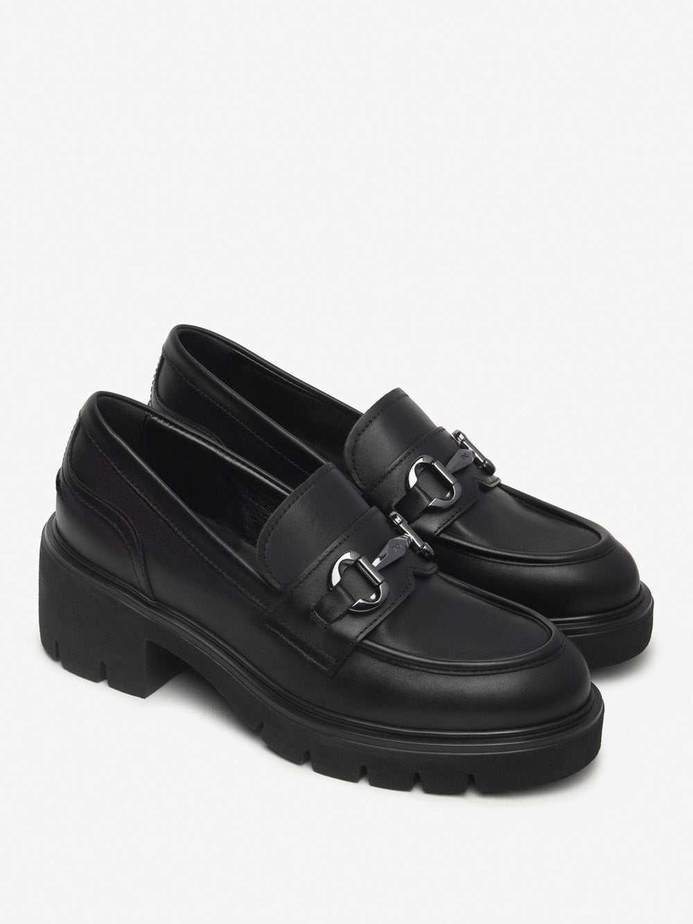 NERO GIARDINI Mocassini con tacco Donna - Nero modello I513980D