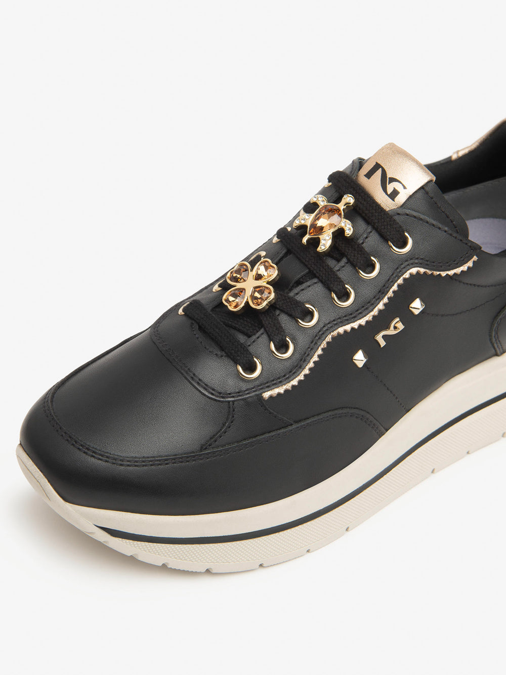 NERO GIARDINI Sneakers con zeppa Donna - Nero modello I514102D