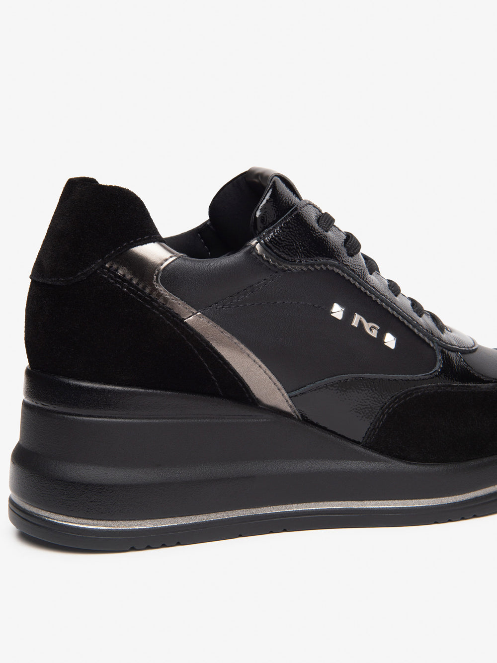 NERO GIARDINI Sneakers con zeppa Donna - Nero modello I514130D