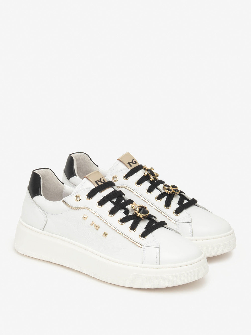 NERO GIARDINI Sneakers platform Donna - Bianco modello I514171D