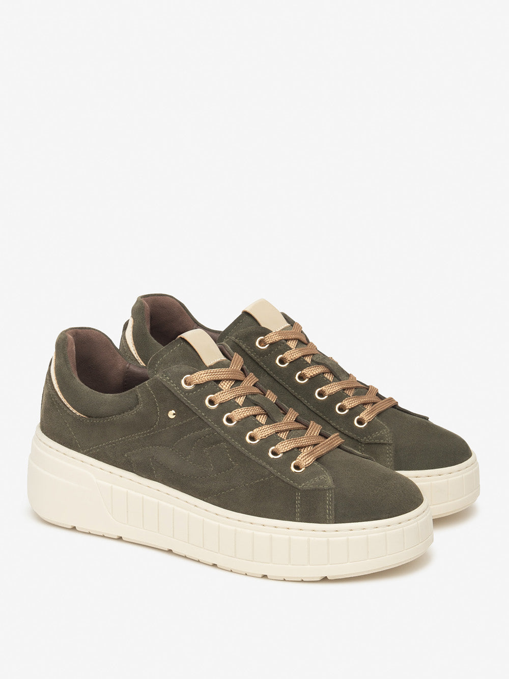 NERO GIARDINI Sneakers platform Donna - Verde modello I514201D