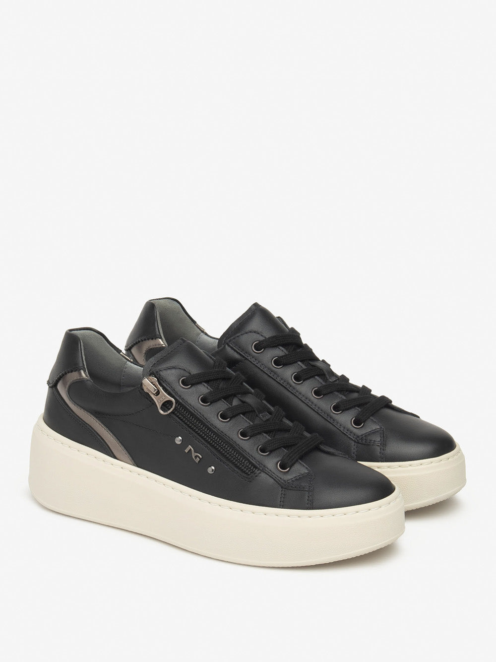 NERO GIARDINI Sneakers platform Donna - Nero modello I514212D