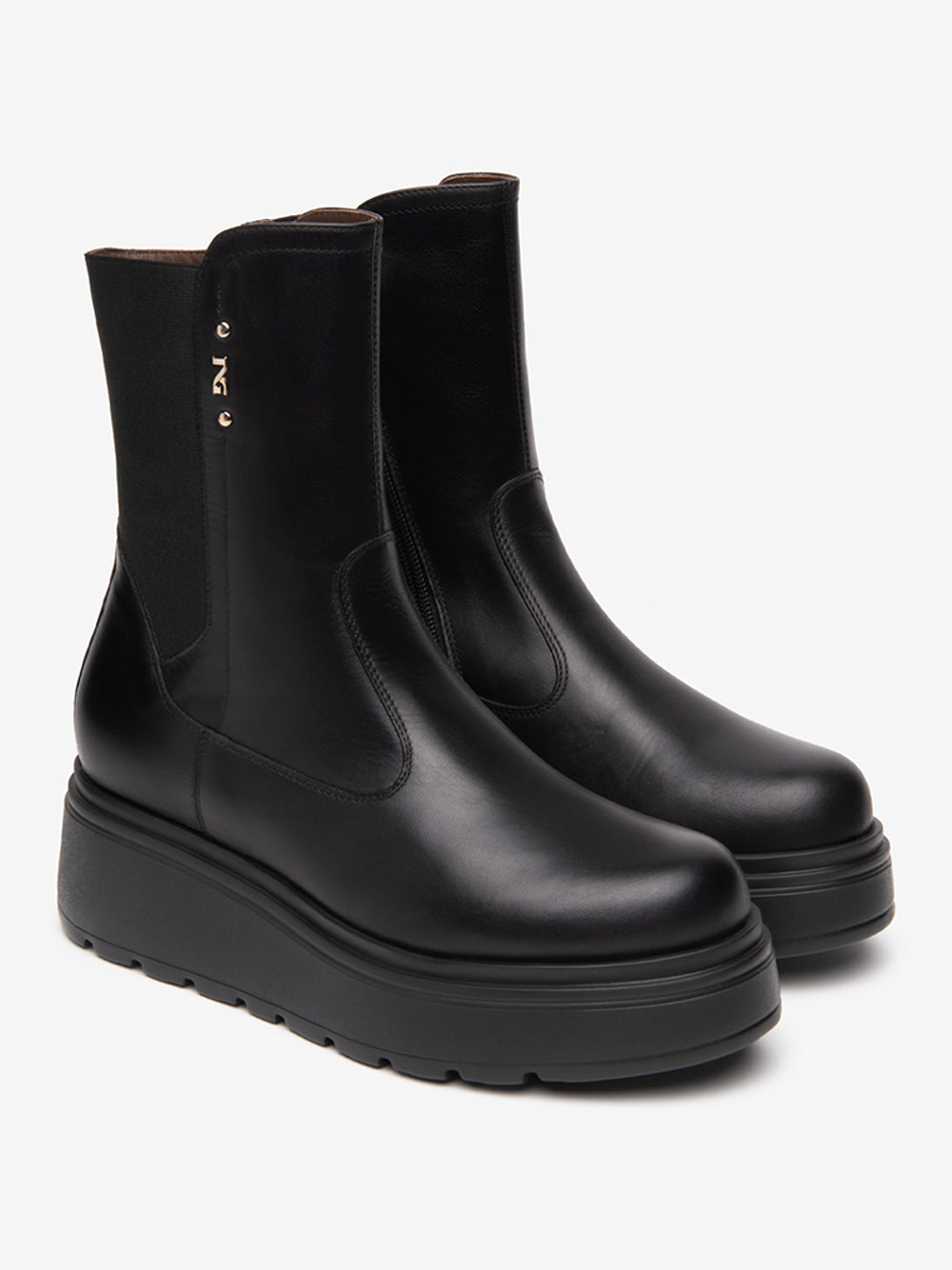 NERO GIARDINI Stivaletti platform Donna - Nero modello I514901D