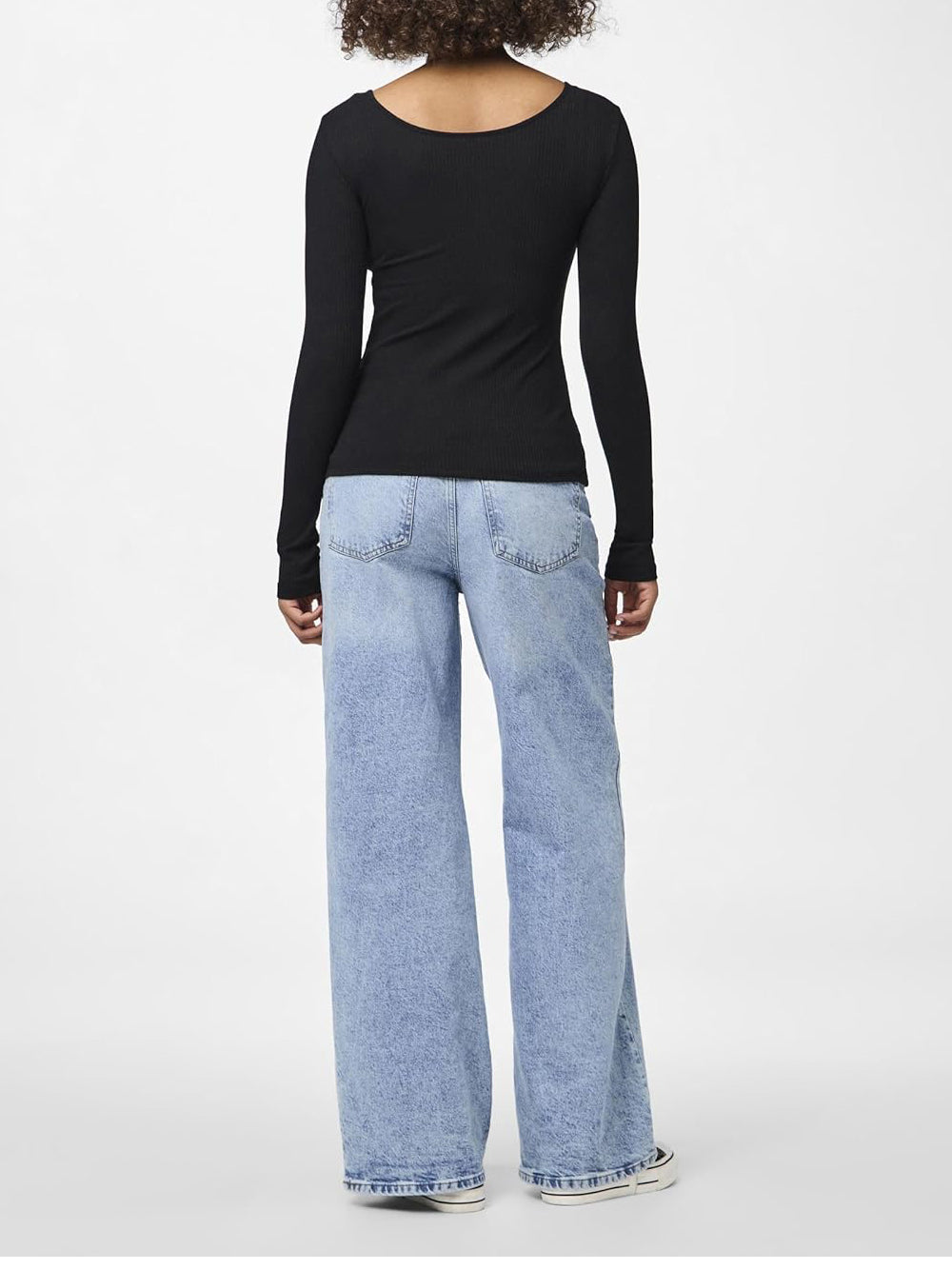 PIECES Top Donna - Nero modello 17101437