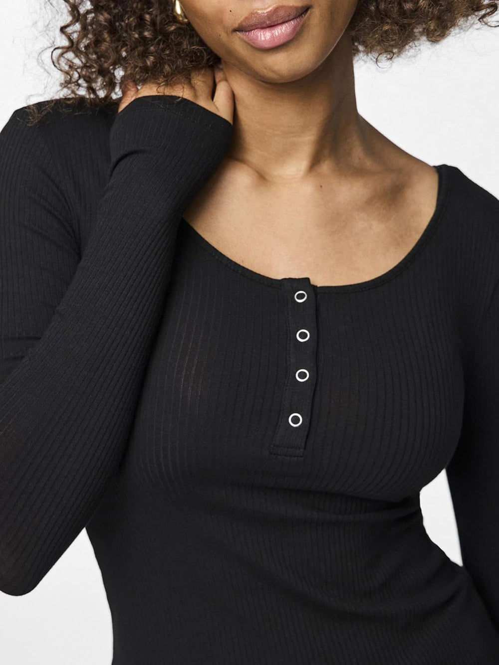 PIECES Top Donna - Nero modello 17101437
