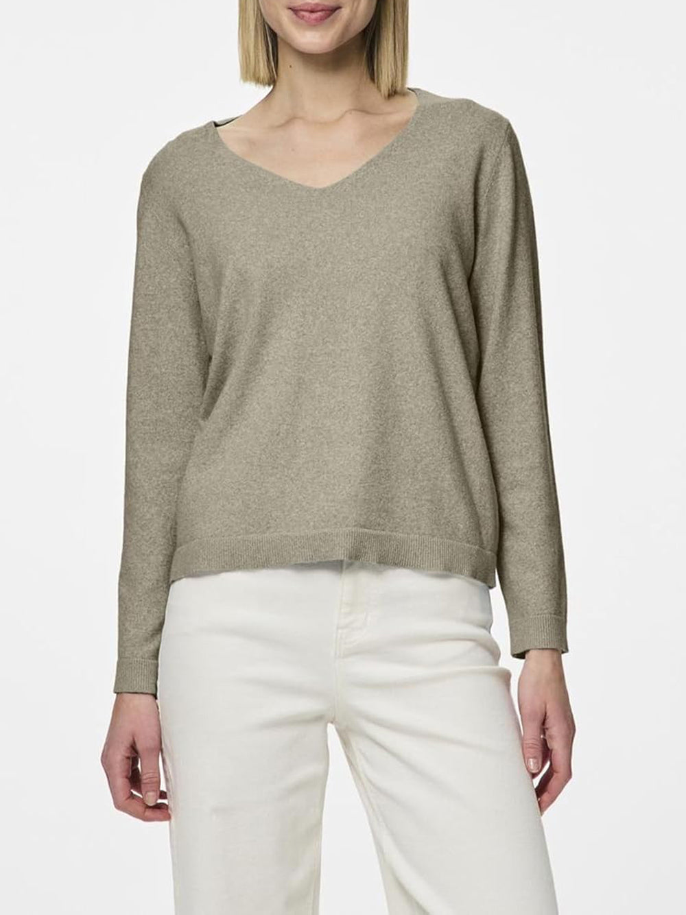 PIECES Maglione Donna - Grigio modello 17154974
