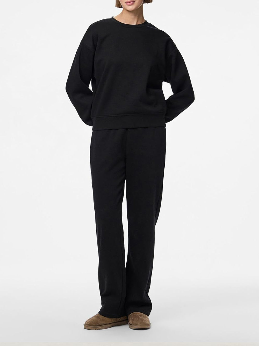 PIECES Felpa Donna - Nero modello 17156302