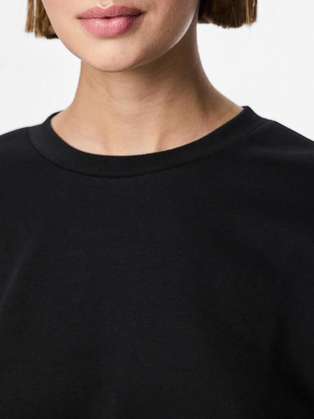 PIECES Felpa Donna - Nero modello 17156302