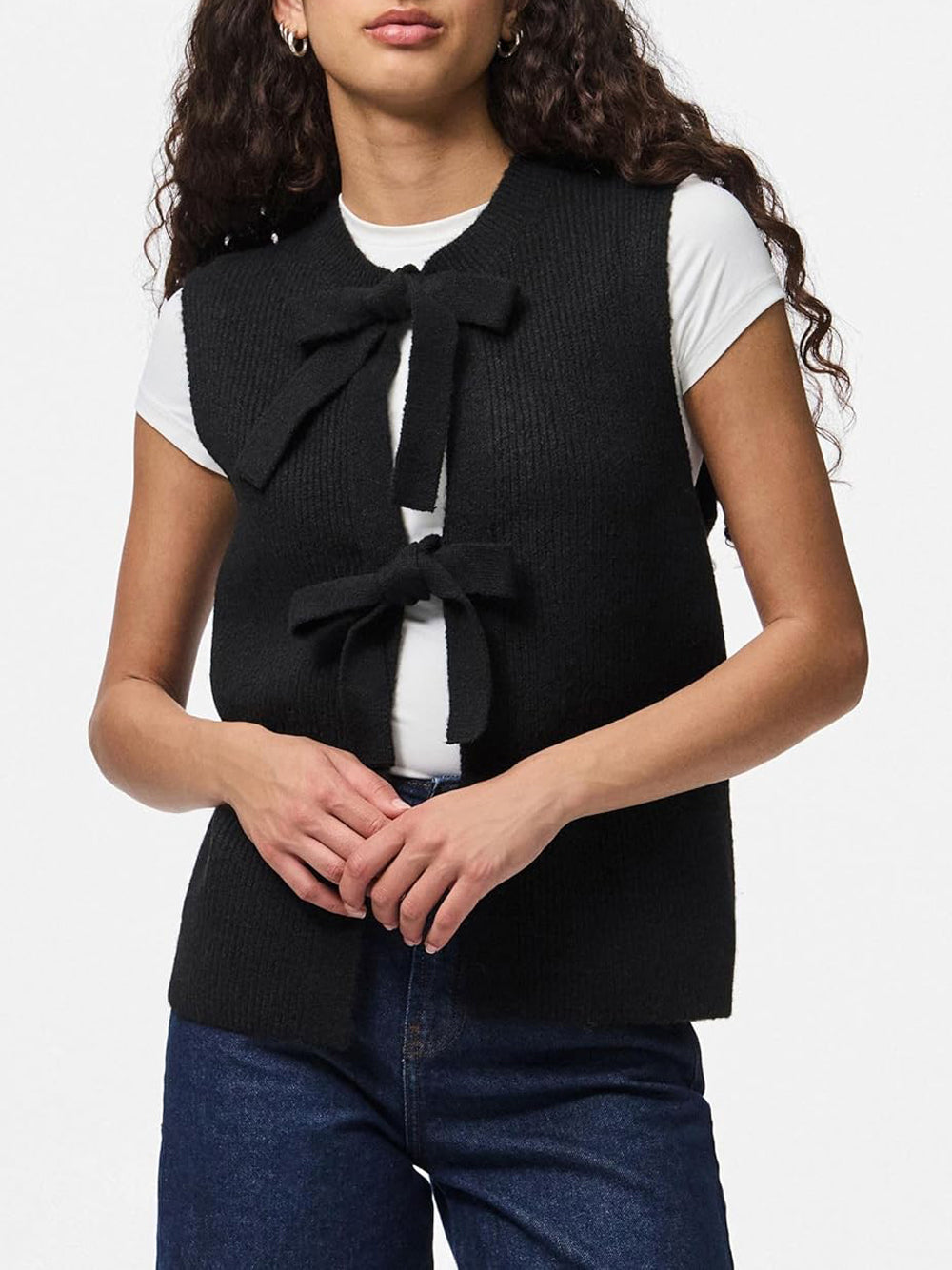PIECES Cardigan Donna - Nero modello 17156680