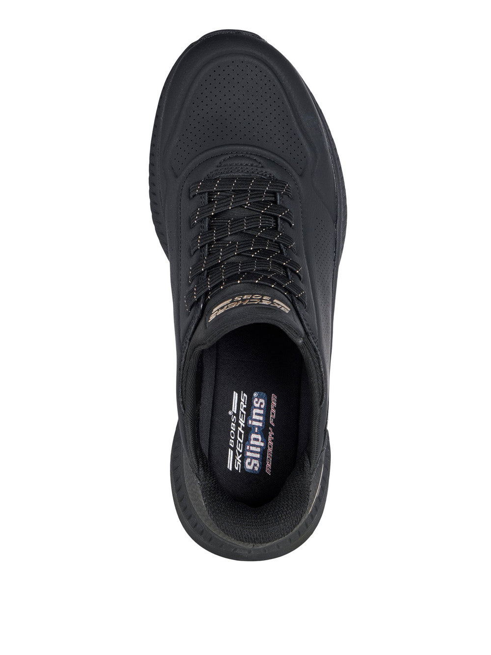 SKECHERS Sneakers slip-in Donna - Nero modello 117740
