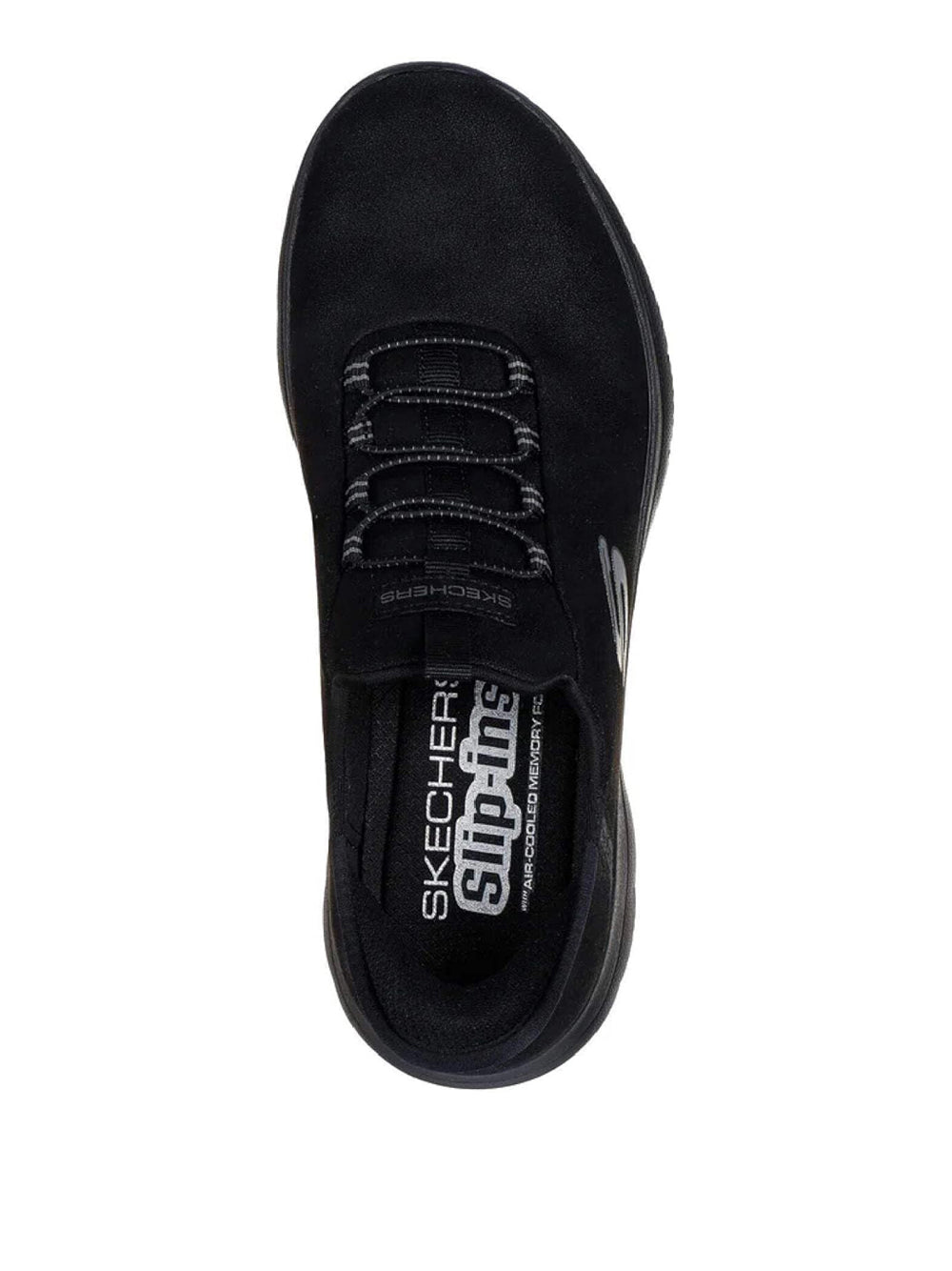 SKECHERS Sneakers slip-in Donna - Nero modello 150254