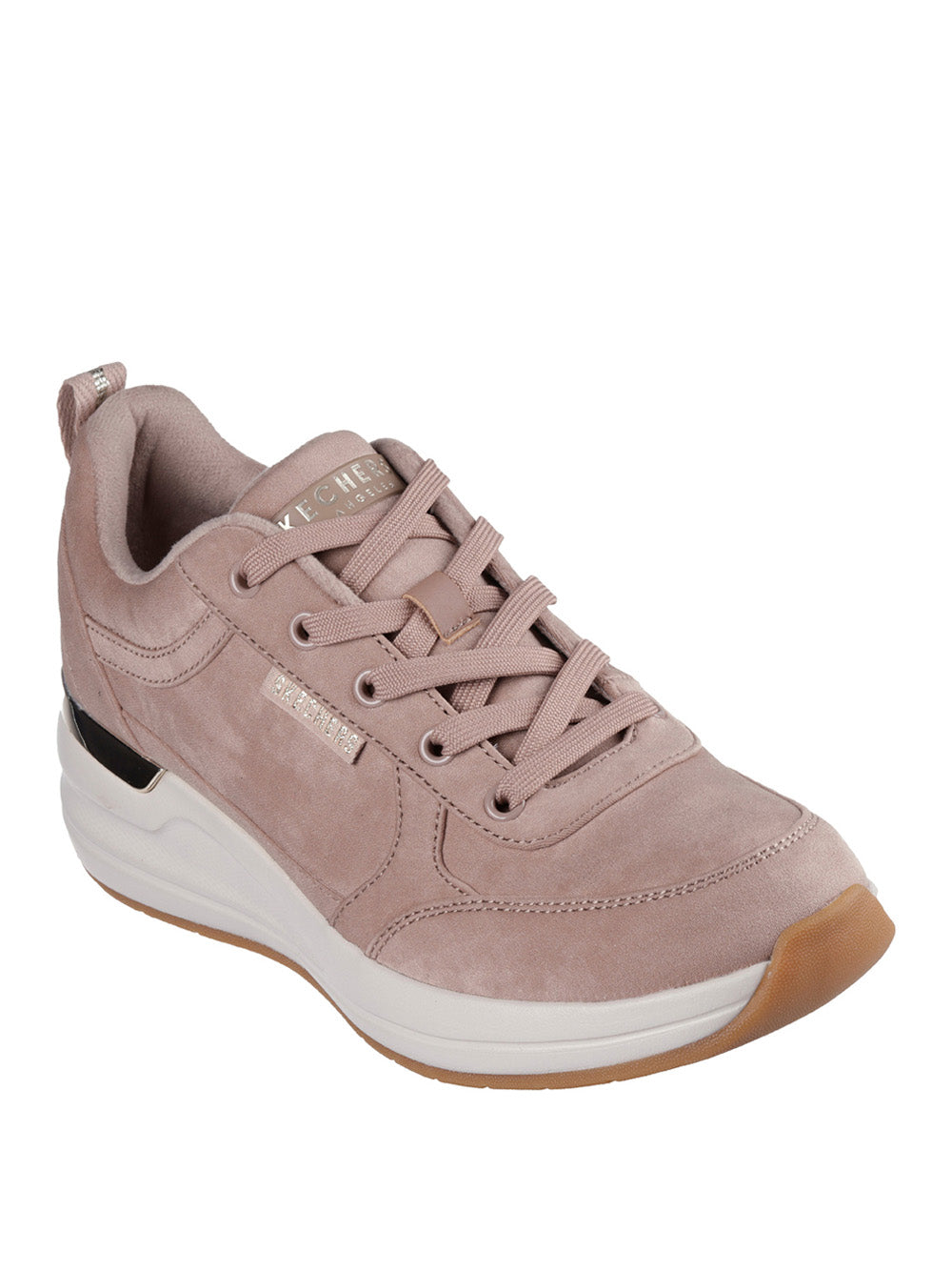 SKECHERS Sneakers con zeppa Donna - Taupe modello 177349