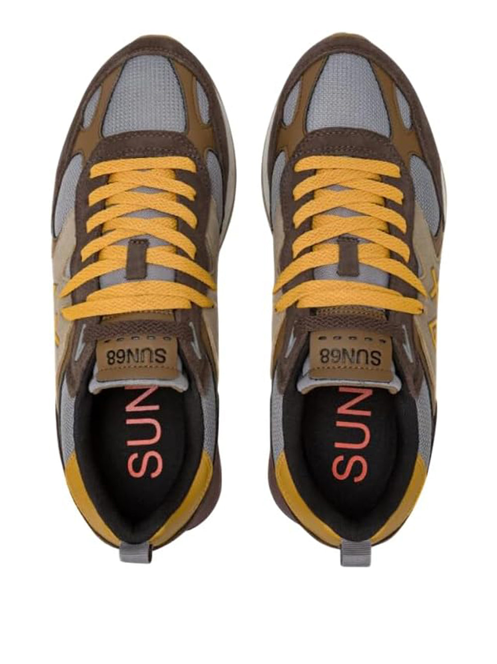 SUN68 Sneakers Uomo - Marrone modello Z45116