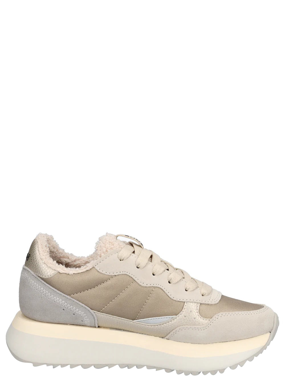 SUN68 Sneakers platform Donna - Bianco modello Z45210