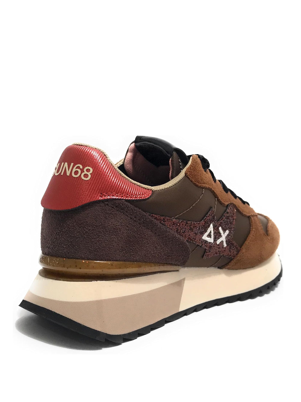 SUN68 Sneakers Donna - Marrone modello Z45217