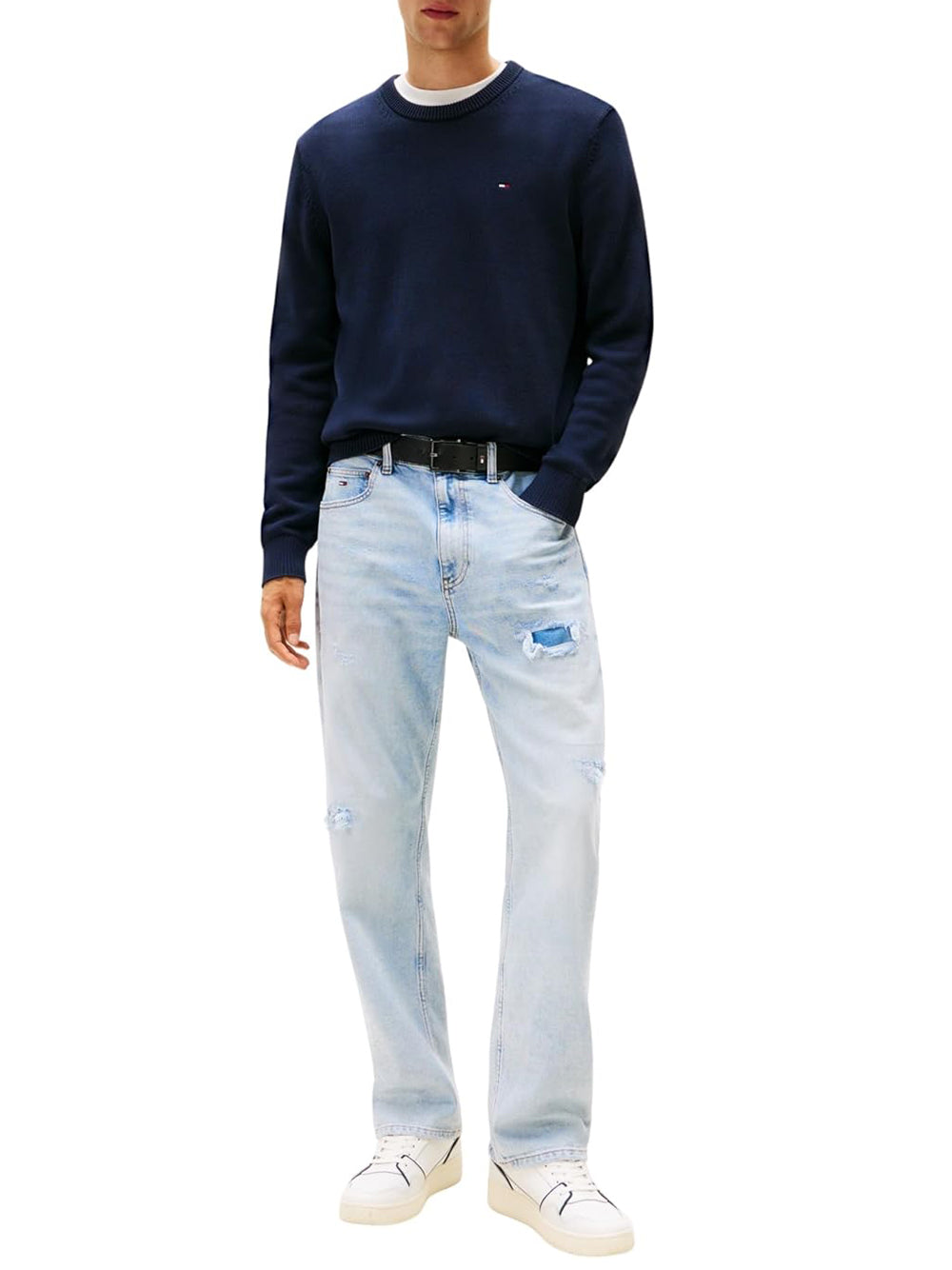 TOMMY HILFIGER Maglione Uomo - Blu modello DM0DM21787