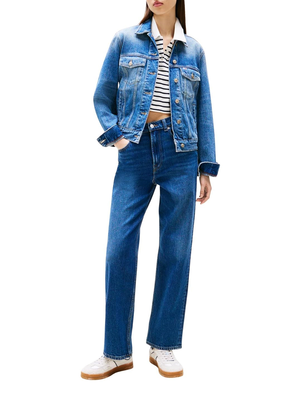 TOMMY HILFIGER Jeans Donna - Blu modello DW0DW20054