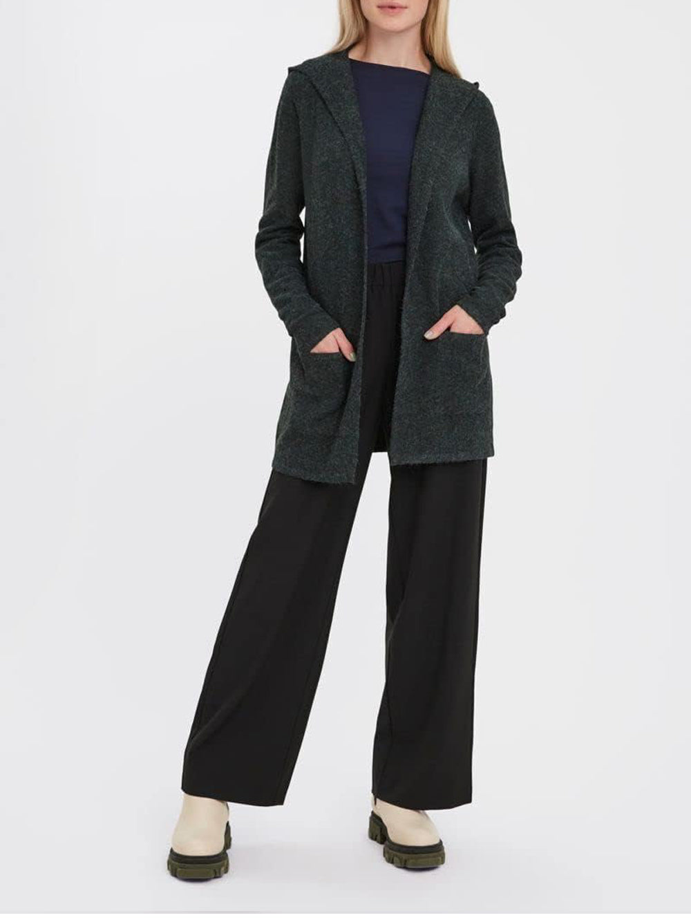 VERO MODA Cardigan Donna - Verde modello 10235948