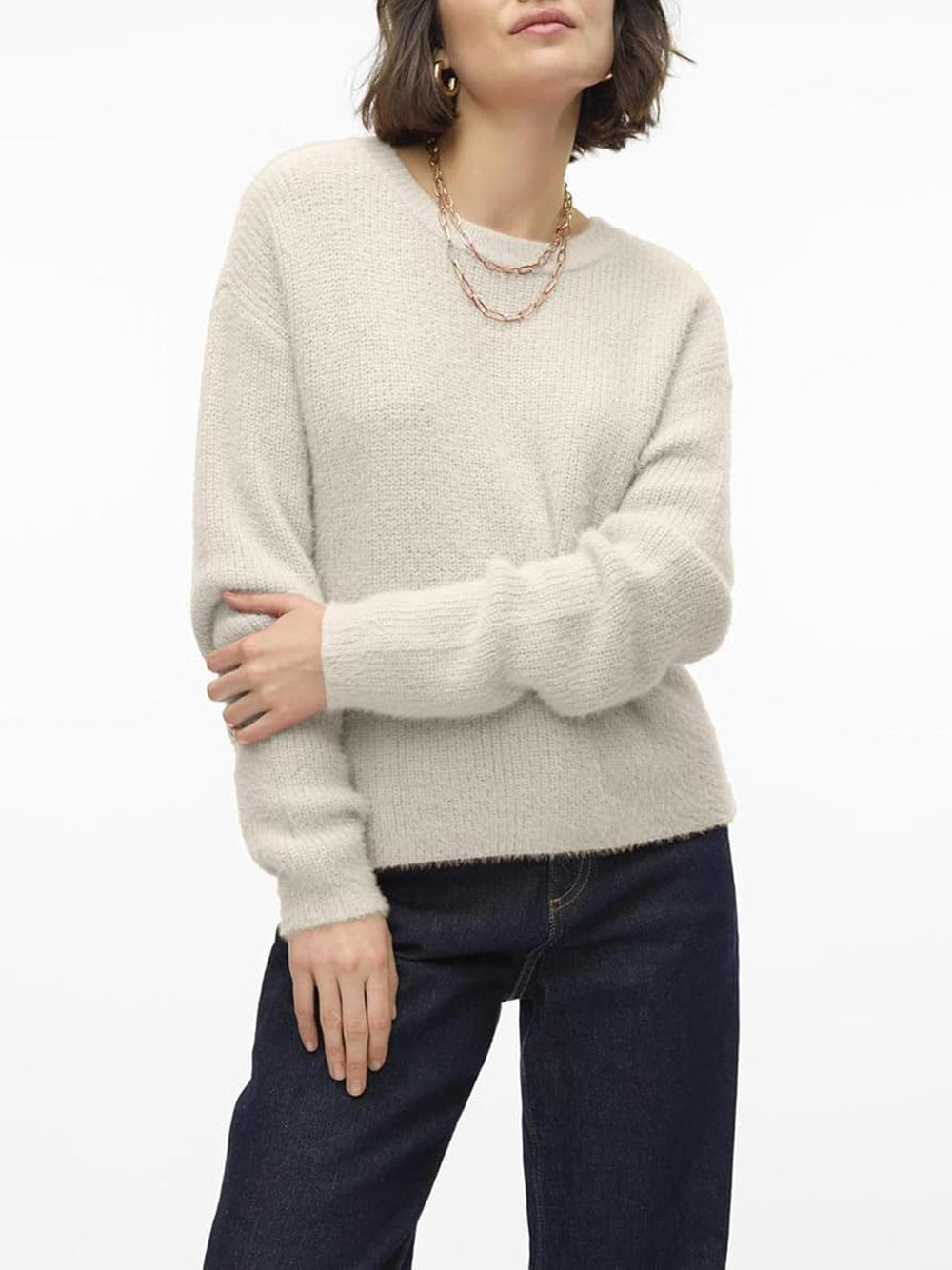 VERO MODA Maglione Donna - Grigio modello 10310876