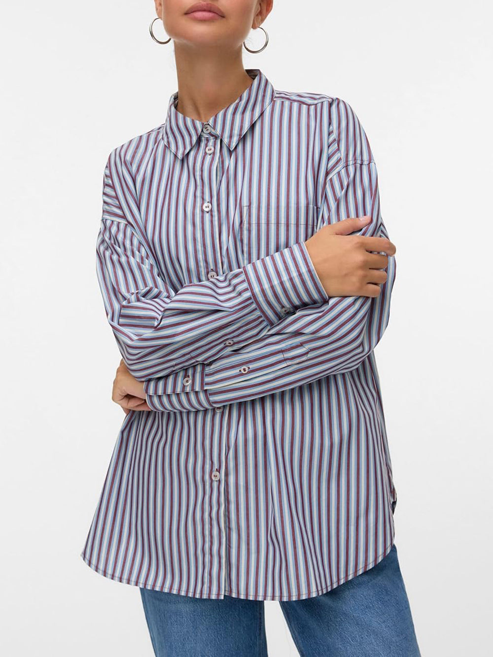 VERO MODA Camicia Donna - Blu modello 10326180