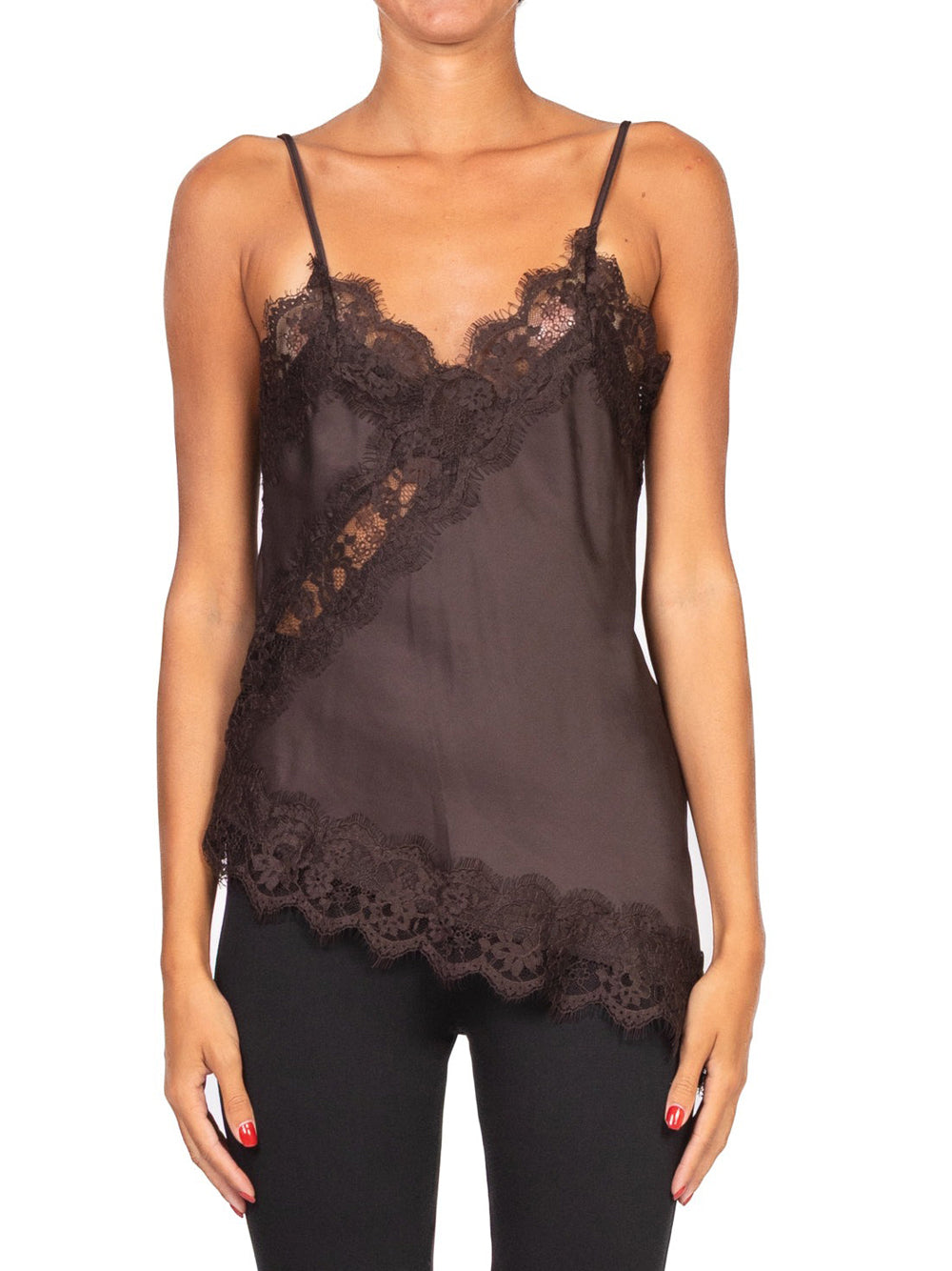 VICOLO Canotta Donna - Marrone modello TF0861