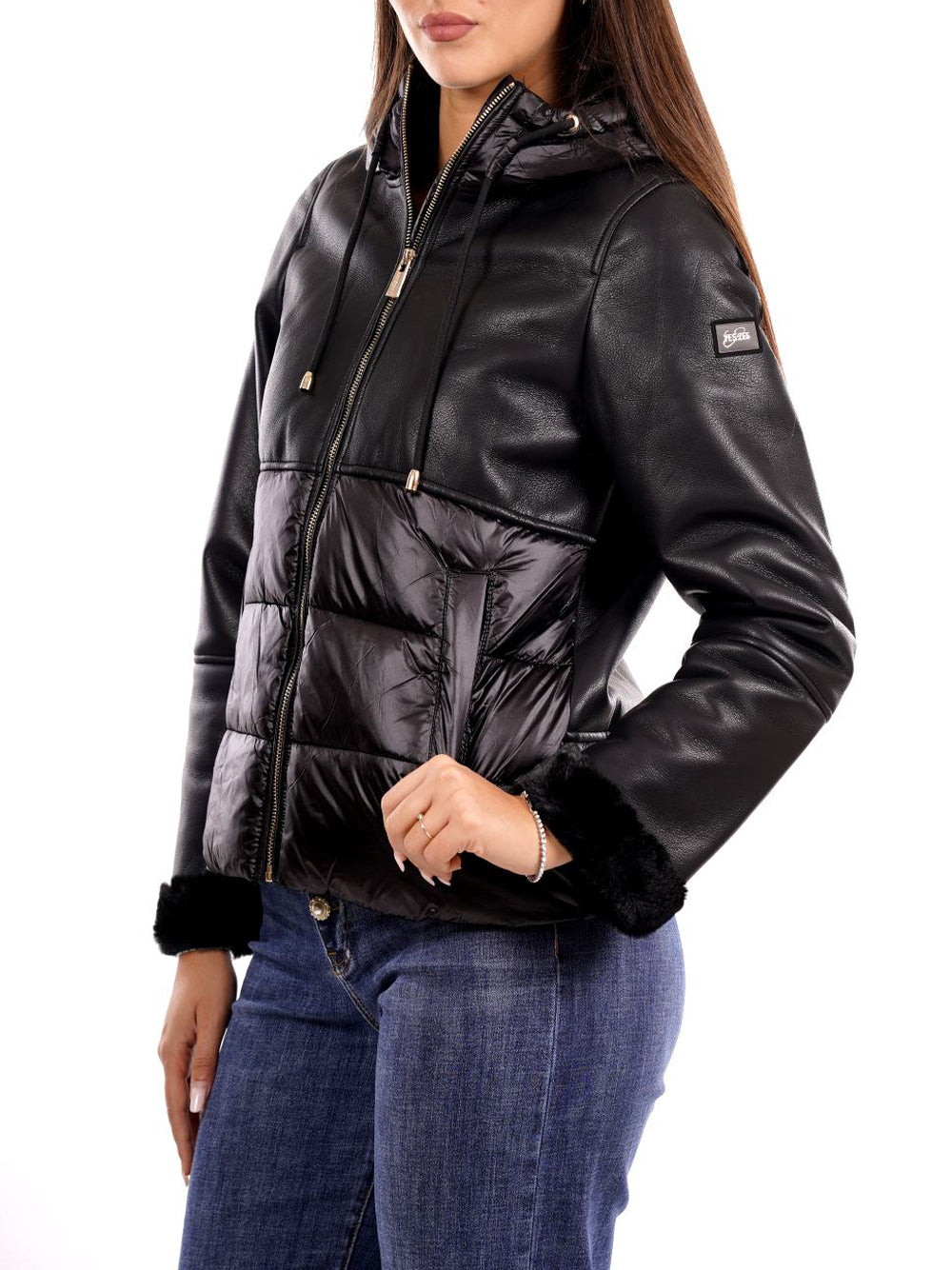 YES ZEE Giubbino Donna - Nero modello J018GB00