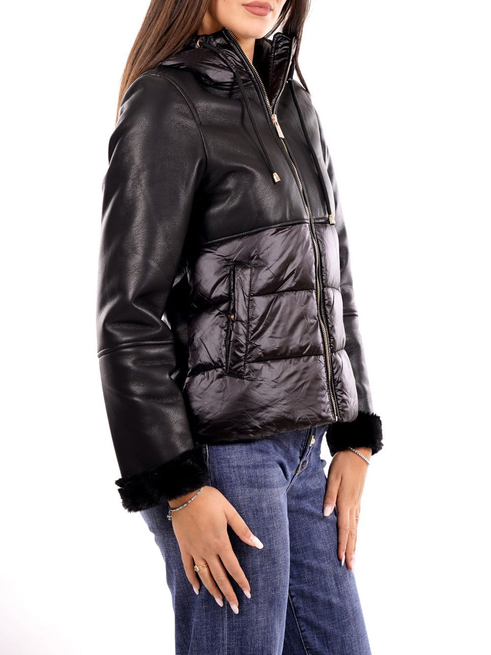 YES ZEE Giubbino Donna - Nero modello J018GB00