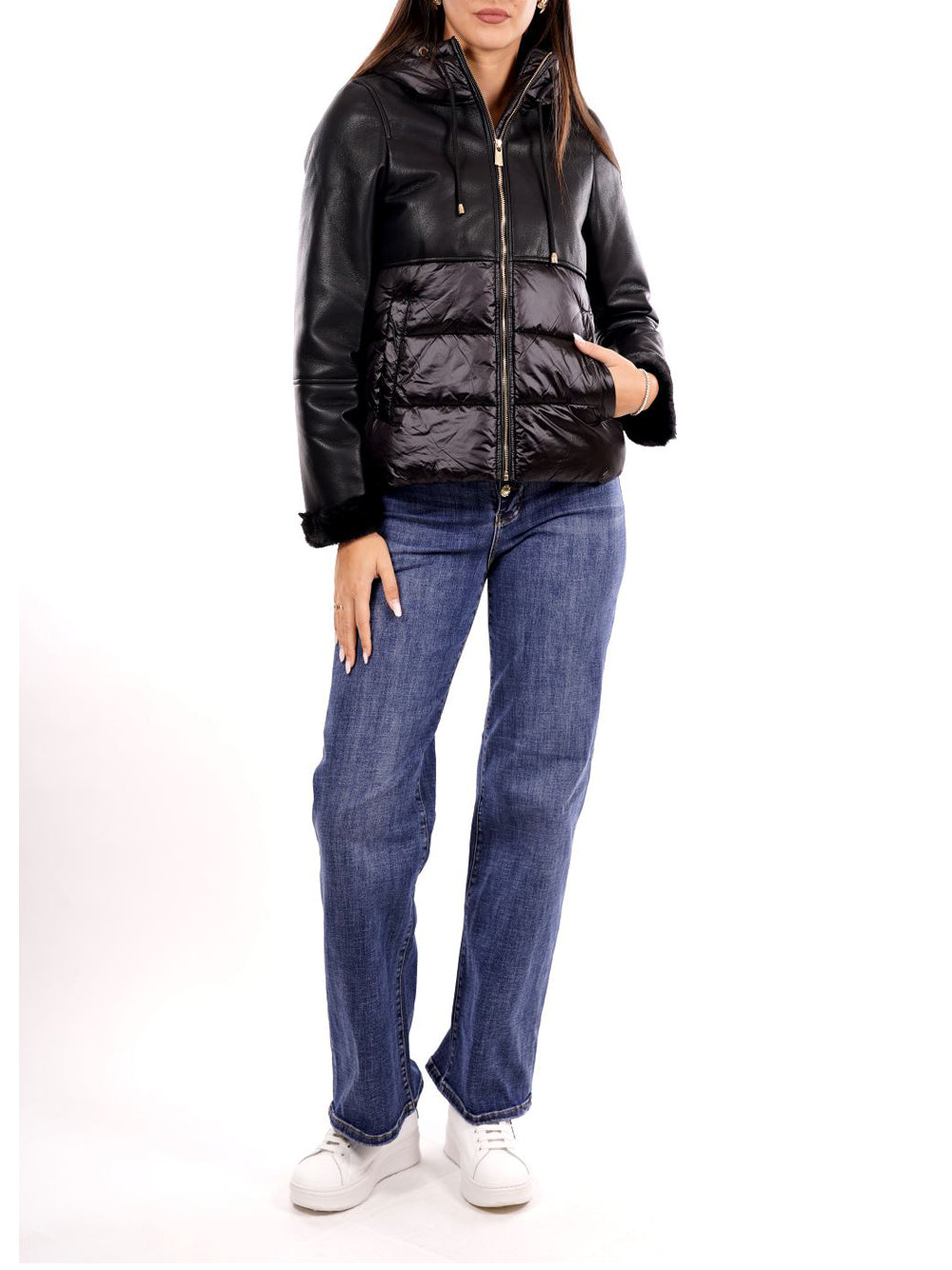 YES ZEE Giubbino Donna - Nero modello J018GB00