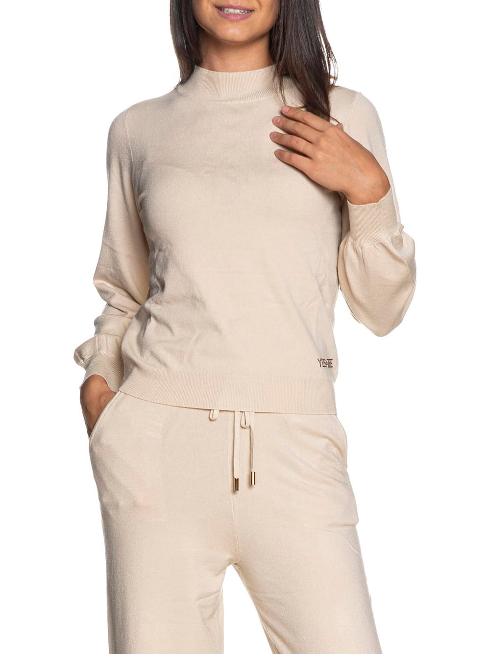 YES ZEE Maglione Donna - Beige modello M002RU00