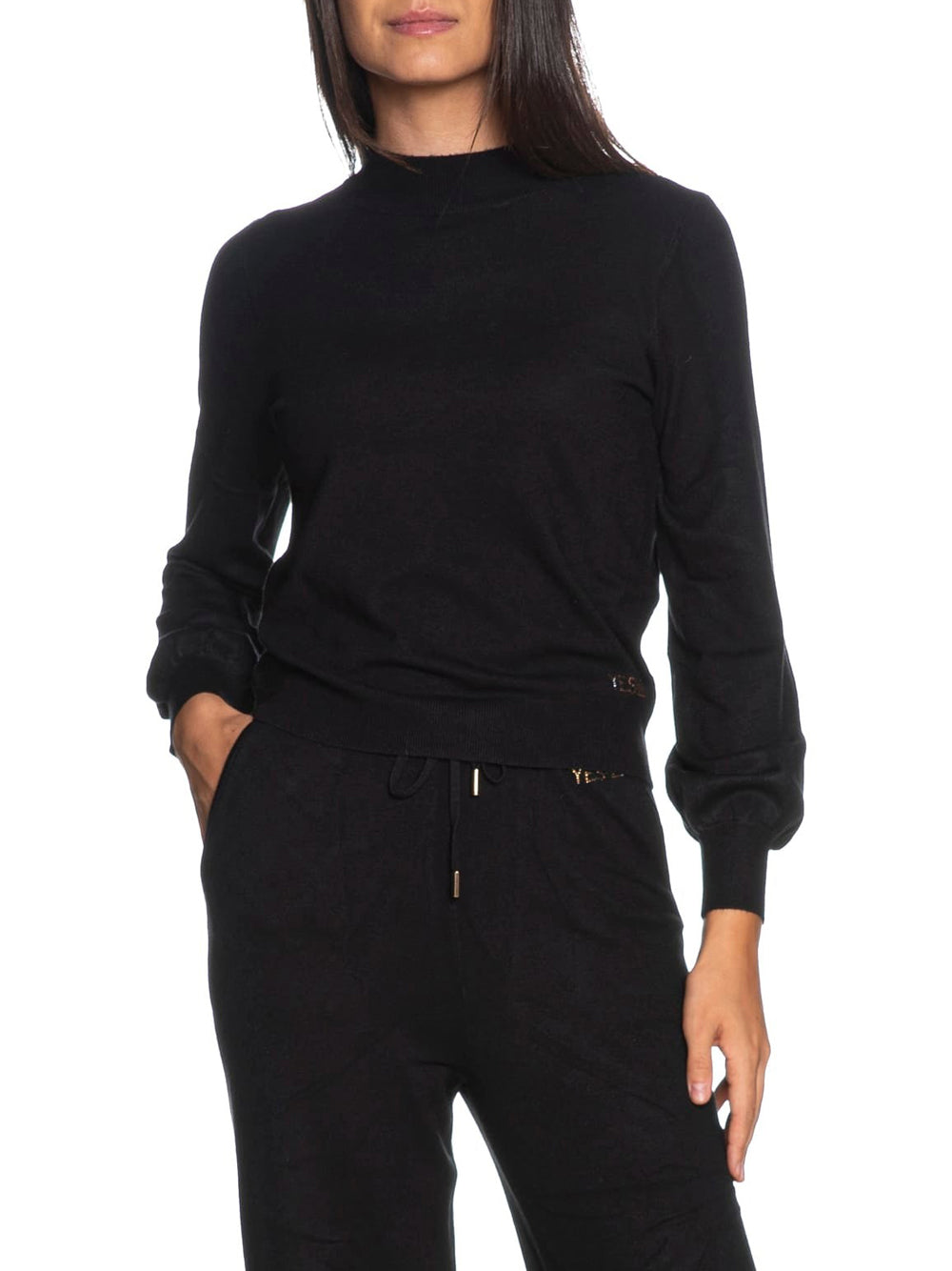 YES ZEE Maglione Donna - Nero modello M002RU00